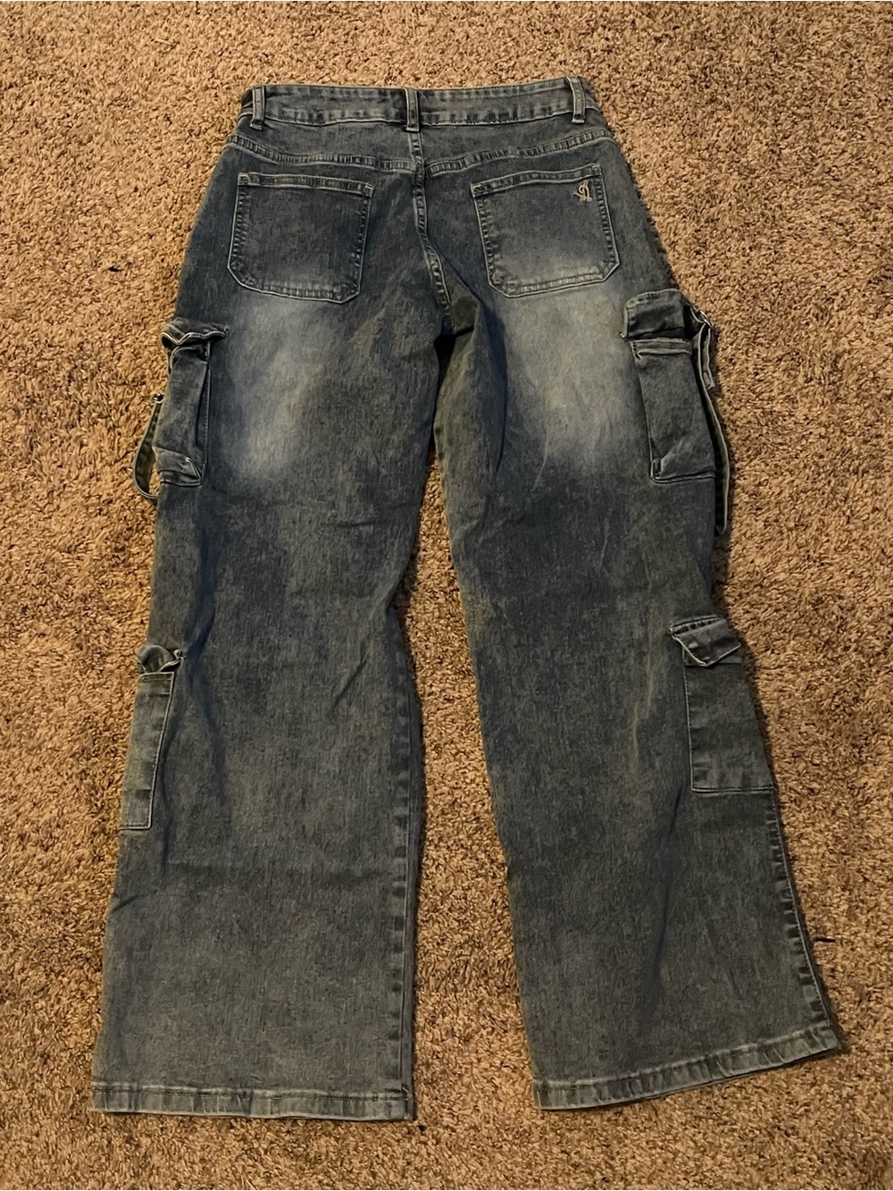 VIP Washed Cargo Jeans - Picture 3 of 5